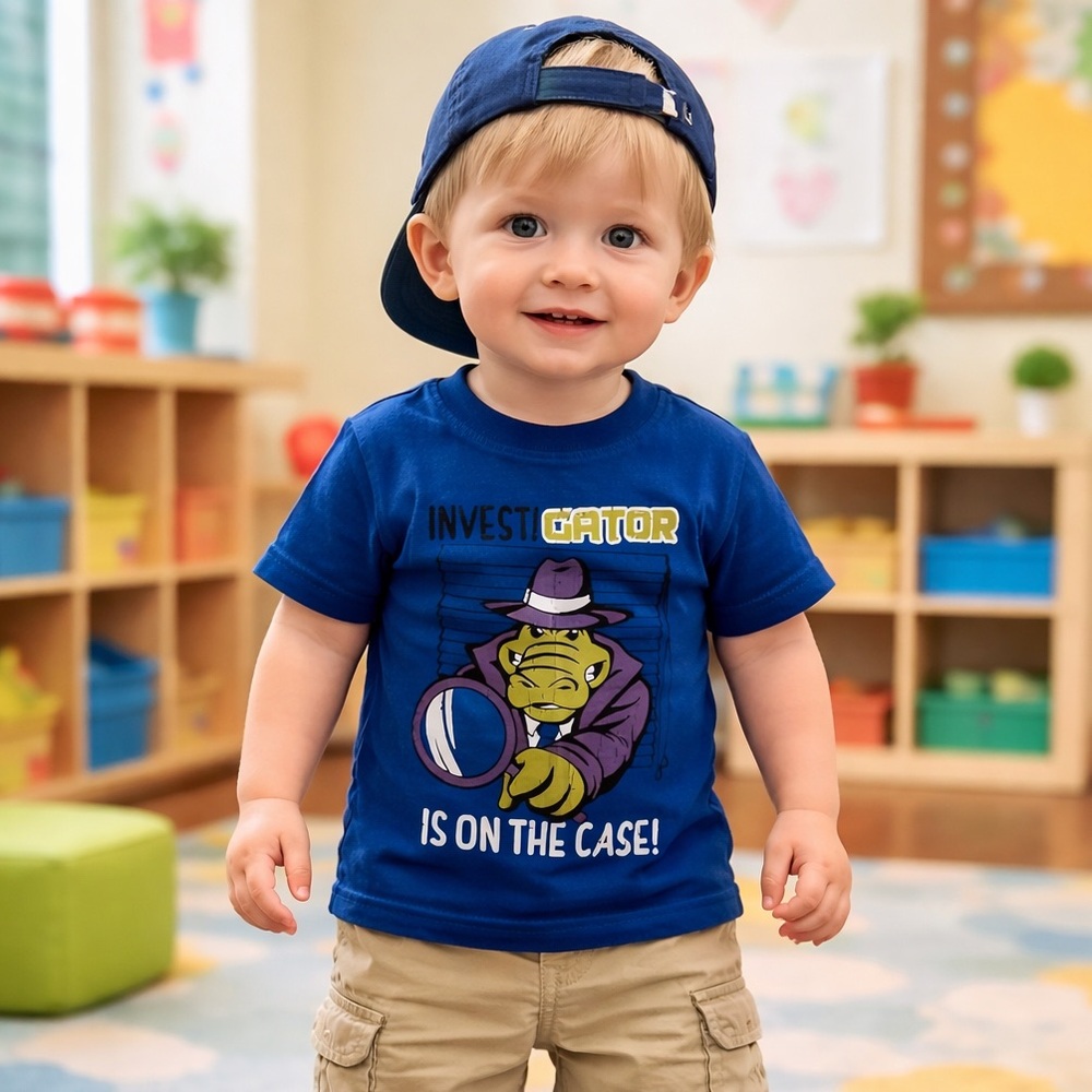 Little Boys Tshirt by The Children’s Place
“Investigator Is on the Case”